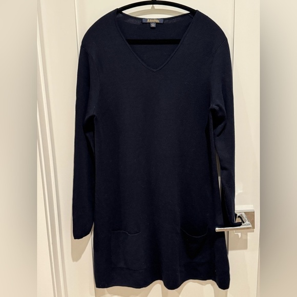 Brooks Brothers Dresses & Skirts - Brooks Brothers Extra Fine Italian sweater Dress L nautical professional preppy